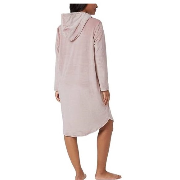 NWT 32 Degrees Heat Cozy Hooded Lounger Pocket Dress Pajama Size Small $65 5C161 - Picture 2 of 3